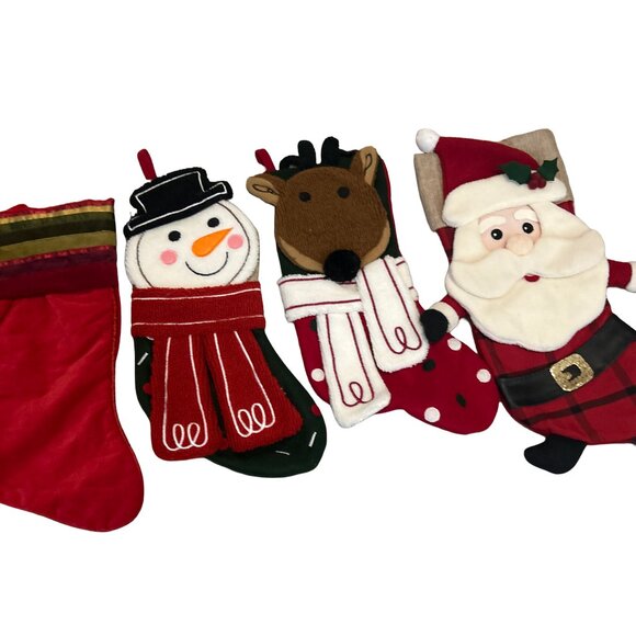 Festive Character Christmas Stockings (4) | Personalized Family Holiday Decor | - Picture 1 of 15